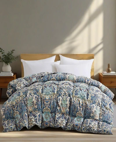 Unikome Printed All Season White Goose Feather Fiber Comforter