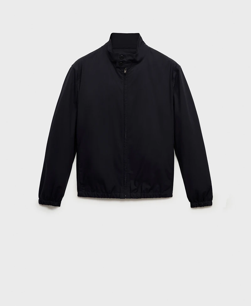 Mango Men's Cotton Bomber Jacket