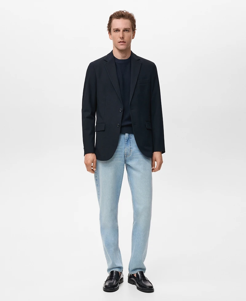 Mango Men's Verner Slim-Fit Cotton Blazer