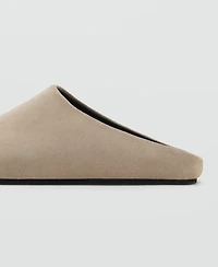 Mango Men's Suede Leather Clogs