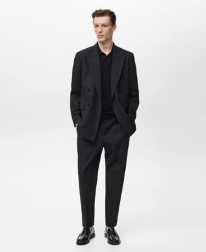 Mango Mens Regular Fit Boston Suit Separates
