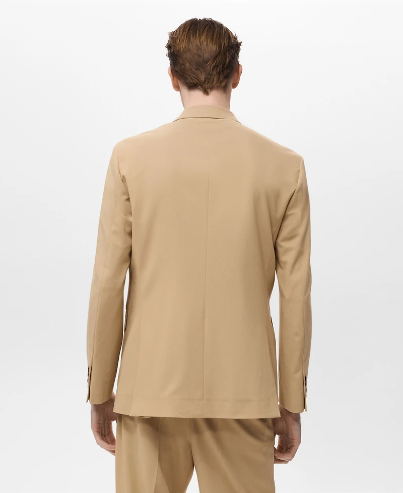 Mango Men's Boston Regular-Fit Double-Breasted Suit Blazer