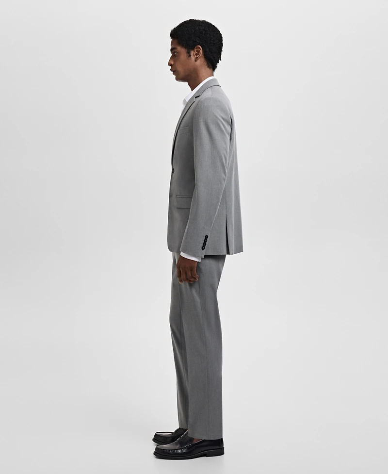 Mango Men's Stretch Fabric Super Slim-Fit Suit Pants