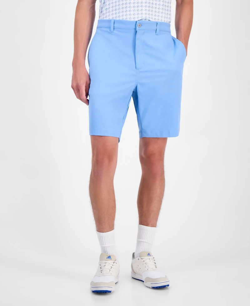 Pga Tour Men's Moisture Wicking Active Waistband 9" Golf Shorts
