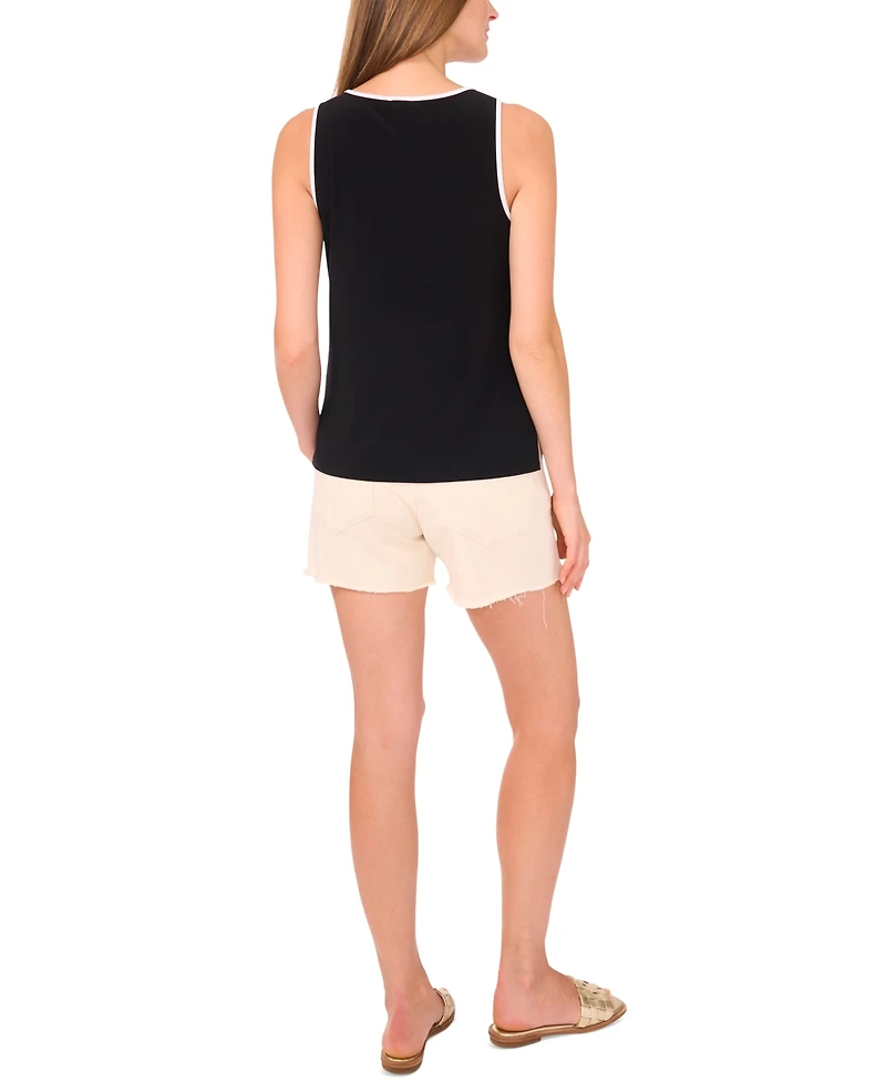 Vince Camuto Women's Sleeveless Keyhole Top