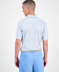 Pga Tour Men's All-Over Geometrical Polo Shirt