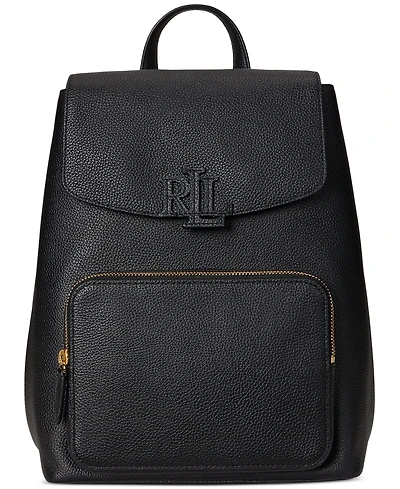 Lauren Ralph Pebbled Leather Small Cameryn Backpack