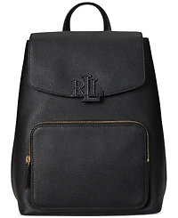 Lauren Ralph Pebbled Leather Small Cameryn Backpack