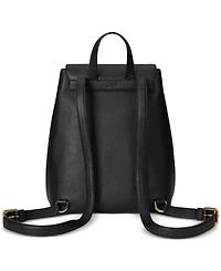 Lauren Ralph Pebbled Leather Small Cameryn Backpack