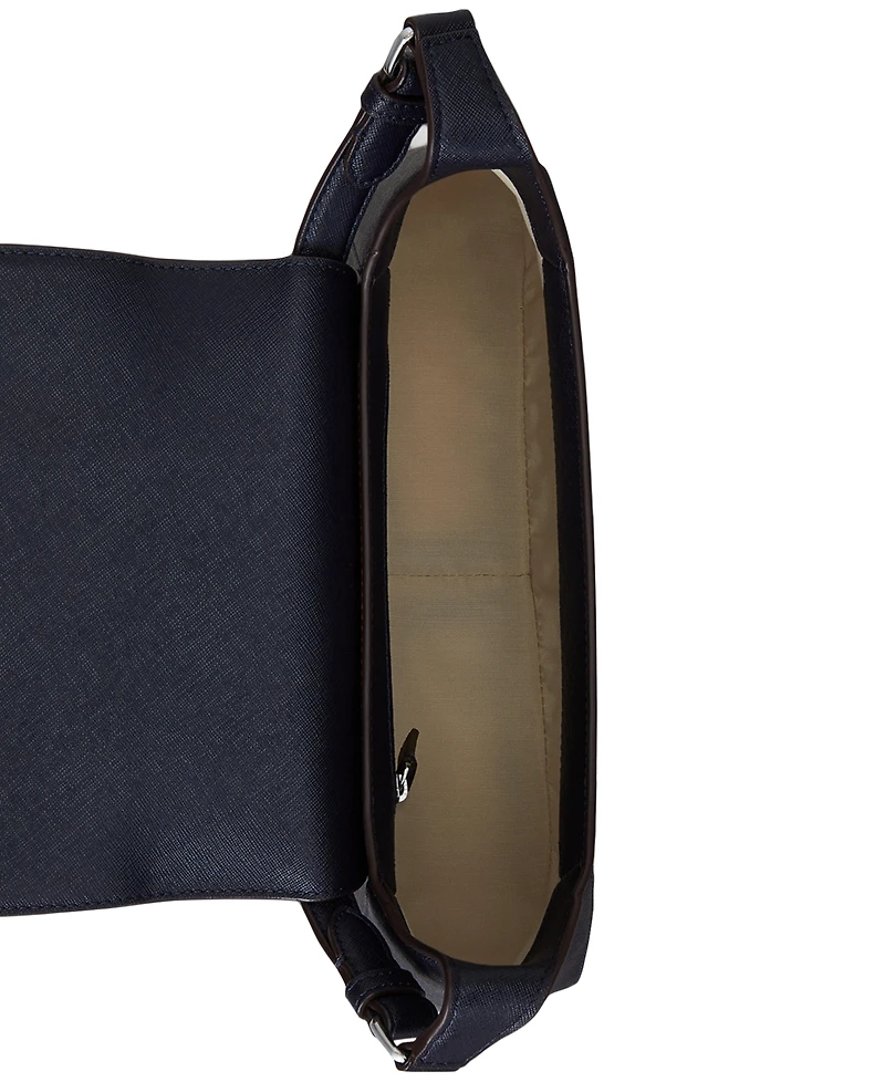 Lauren Ralph Lauren Two-Tone Leather Small Schylar Shoulder Bag