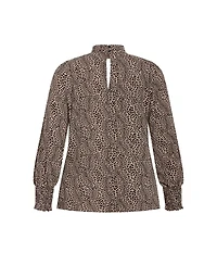City Chic Women's Indie Print Top