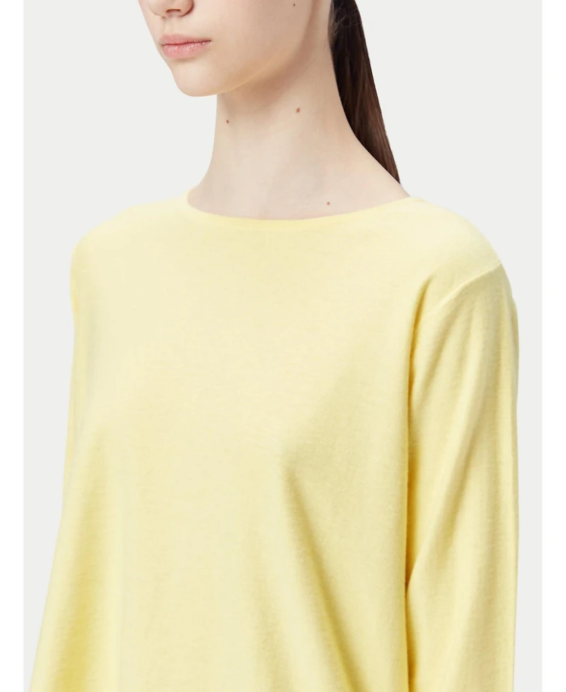 Gobi Cashmere Women's Boatneck Cotton Silk Cashmere Blend Sweater