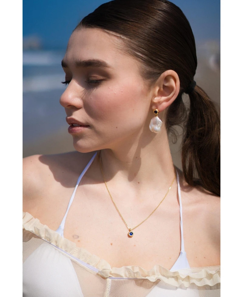 Classicharms Skyler Freshwater Baroque Pearl Drop Earrings