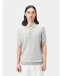 Gobi Cashmere Men's Silk Polo Shirt