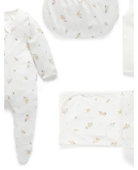 Purebaby Baby Boy and Girl Newborn Hospital Pack 6 Piece