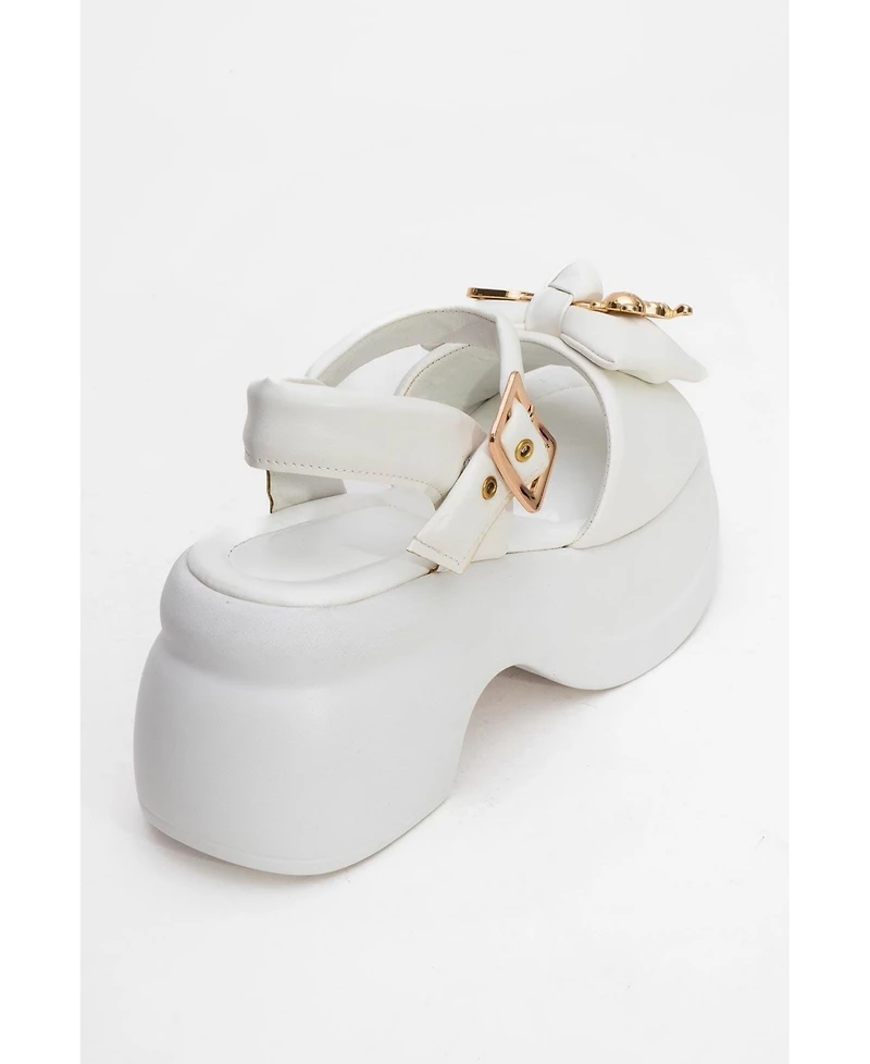 Merida Buckle Platform Sandal (Women)
