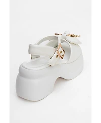 Merida Buckle Platform Sandal (Women)