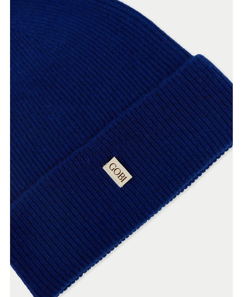 Cashmere Rib Knit Beanie