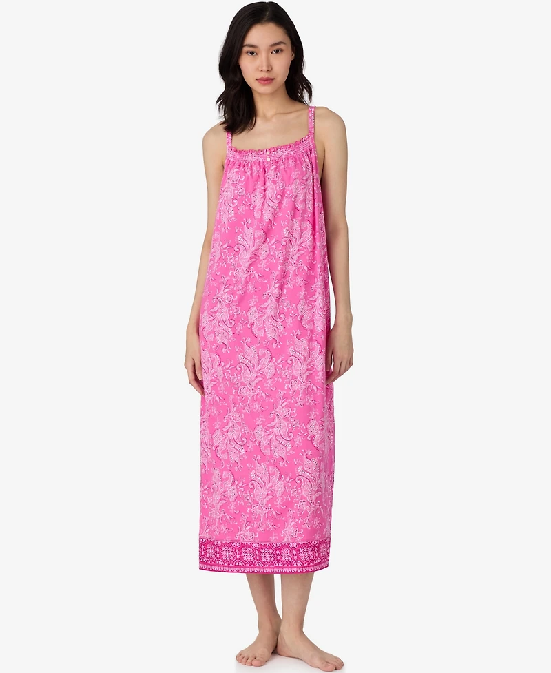Lauren Ralph Women's Strappy Long Nightgown