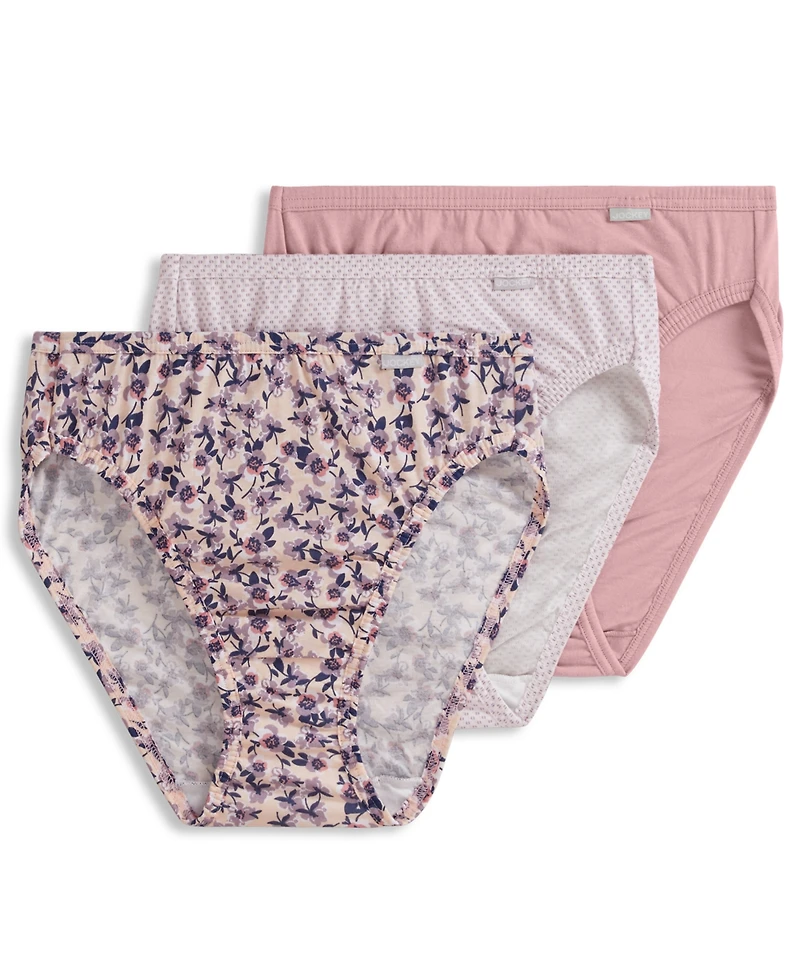 Jockey Elance French Cut 3 Pack Underwear 1485 1487, Extended Sizes