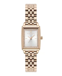 Olivia Burton Women's Quartz Carnation Gold-Tone Stainless Steel Bracelet Watch 25.5mm x 20.5mm