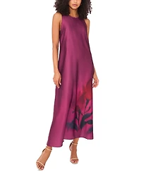 Vince Camuto Women's Placed-Print Maxi Dress