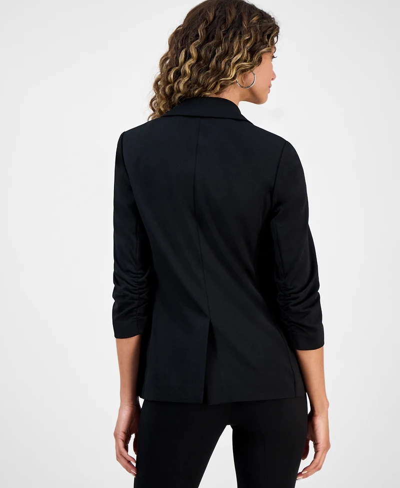 Bar Iii Women's One-Button Scrunched-Sleeve Jacket, Macy's Exclusive