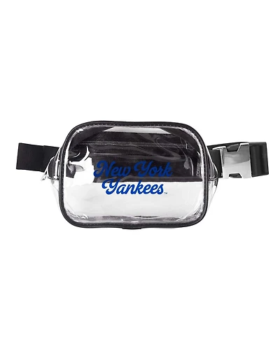 Logo Brands New York Yankees Clear Belt Bag