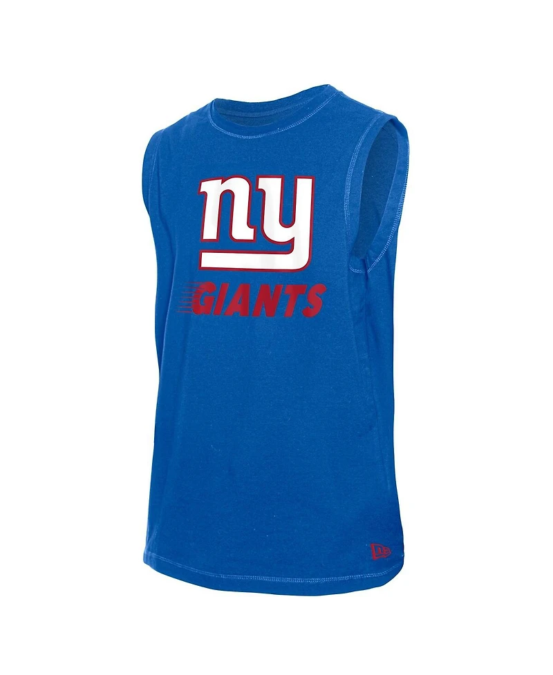 New Era Men's Royal York Giants Leisure Collection Tank Top