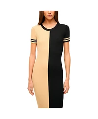 Staud Women's Gold/Black New Orleans Saints Colleen Dress