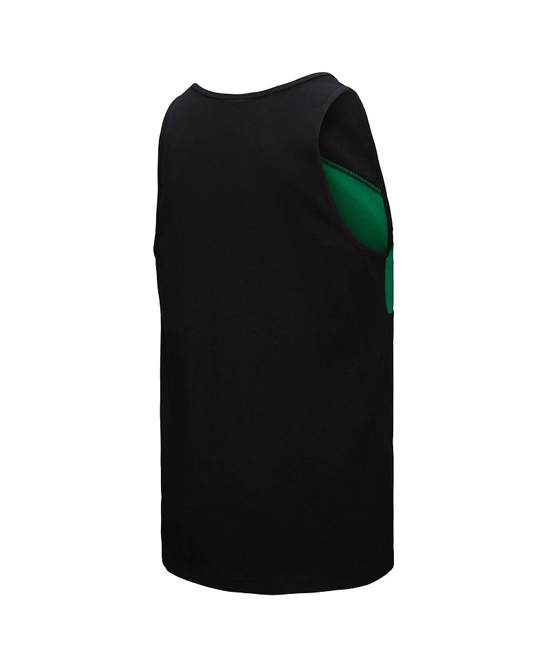 Mitchell & Ness Men's Black Philadelphia Eagles Retro Color Block Tank Top