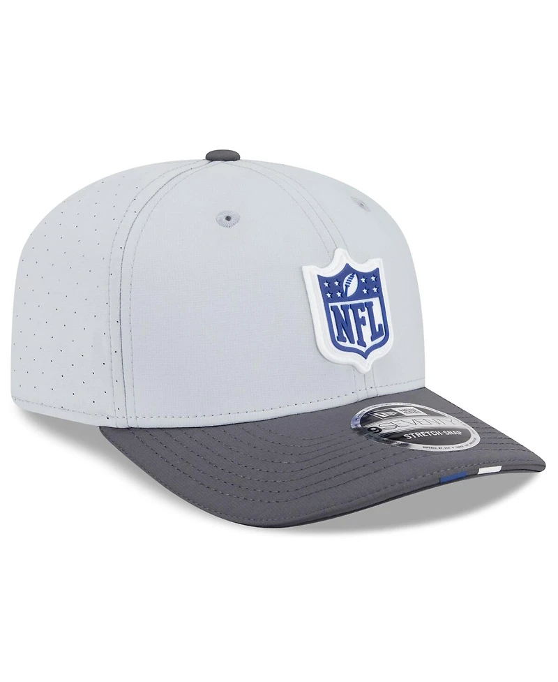 New Era Men's Gray/Graphite 2025 Nfl Training Camp 9SEVENTY Adjustable Hat