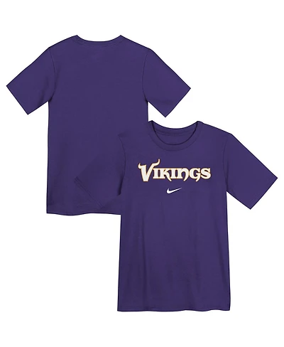Nike Preschool Purple Minnesota Vikings Wordmark T-Shirt