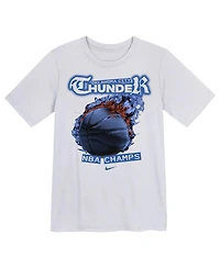 Nike Preschool White Oklahoma City Thunder 2025 Nba Finals Champions Parade Roster T-Shirt