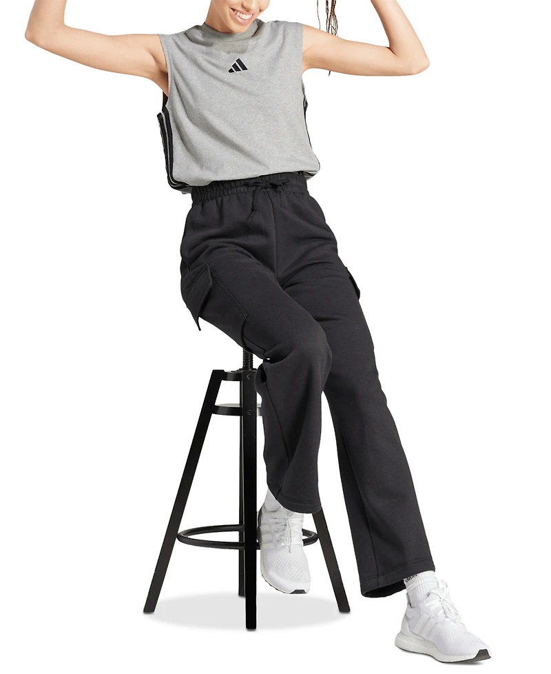adidas Women's Essentials Fleece Cargo Sweatpants