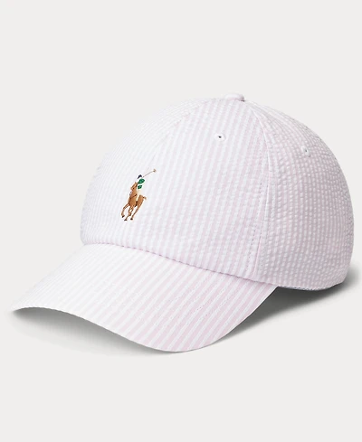 Polo Ralph Lauren Women's Seersucker Ball Cap