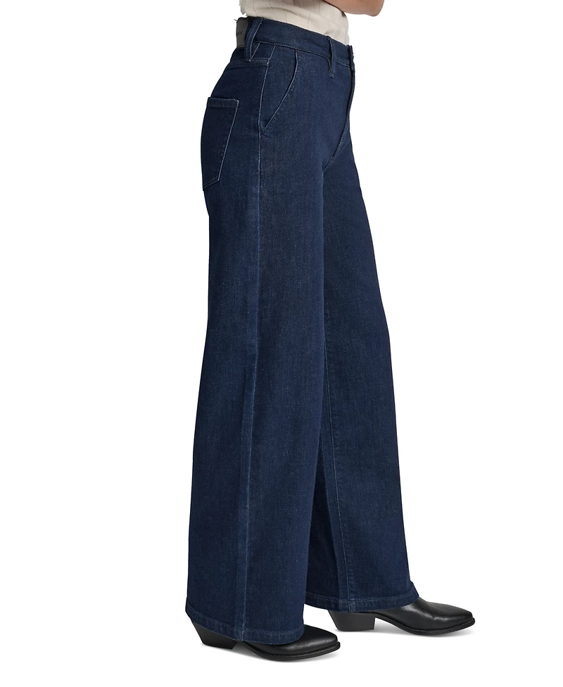 Dkny Jeans Petite High-Rise Tailored Trouser