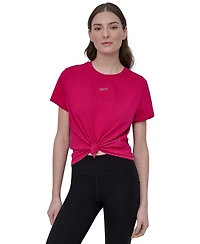 Dkny Women's Studded-Logo T-Shirt