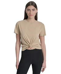 Dkny Women's Studded-Logo T-Shirt