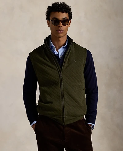 Polo Ralph Lauren Men's Quilted Double-Knit Jersey Vest
