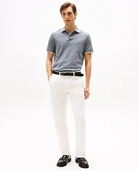 Tommy Hilfiger Men's Regular-Fit Tipped Linen Polo Shirt