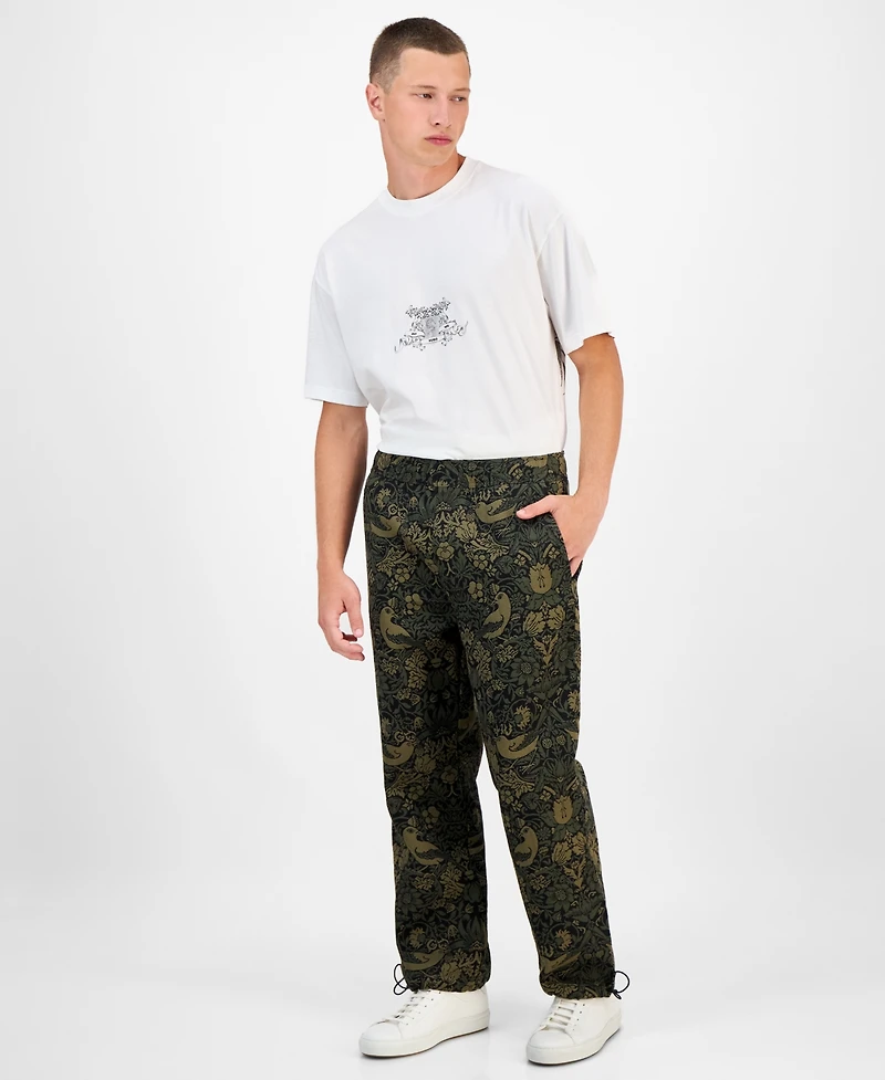 Hugo Boss Men's Ginor Straight Fit Jacquard Trousers