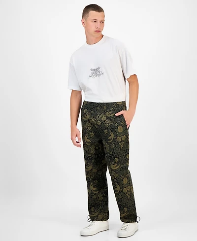 Hugo Boss Men's Ginor Straight Fit Jacquard Trousers