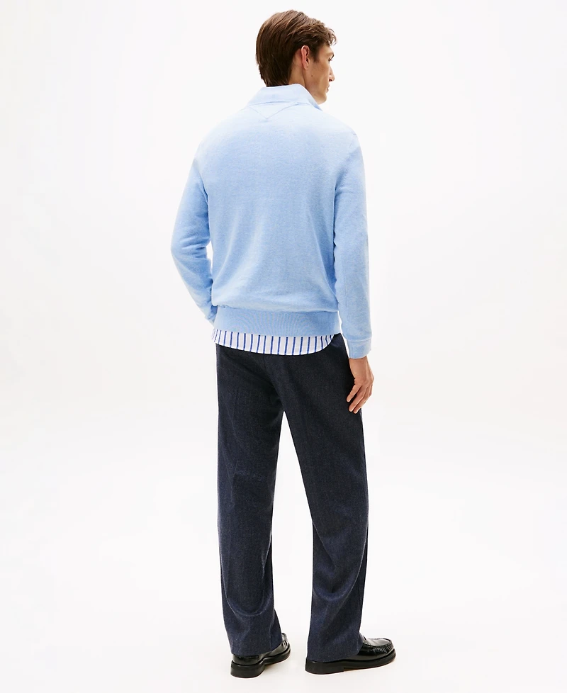 Tommy Hilfiger Men's Quarter-Zip Pullover Knit Sweater