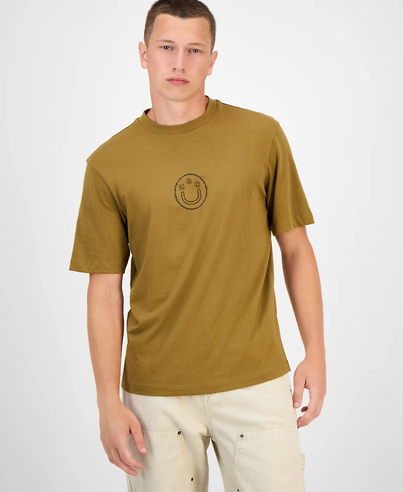 Hugo By Boss Men's Cotton Graphic T-Shirt