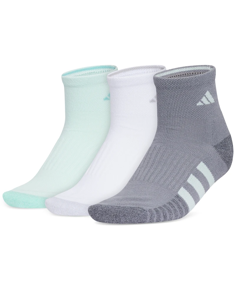 adidas Women's 3-Pk. Cushioned 3.0 Quarter Socks 5160392A