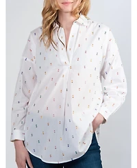 Cape Cove Women's Spot Relaxed Blouse