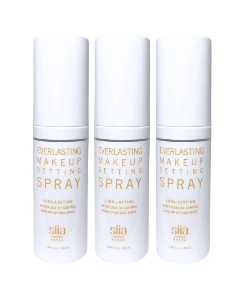 Siia Cosmetics 3-Pc. Everlasting Makeup Setting Spray (Fixer)