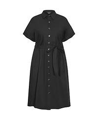 City Chic Women's Elly Shirt Dress