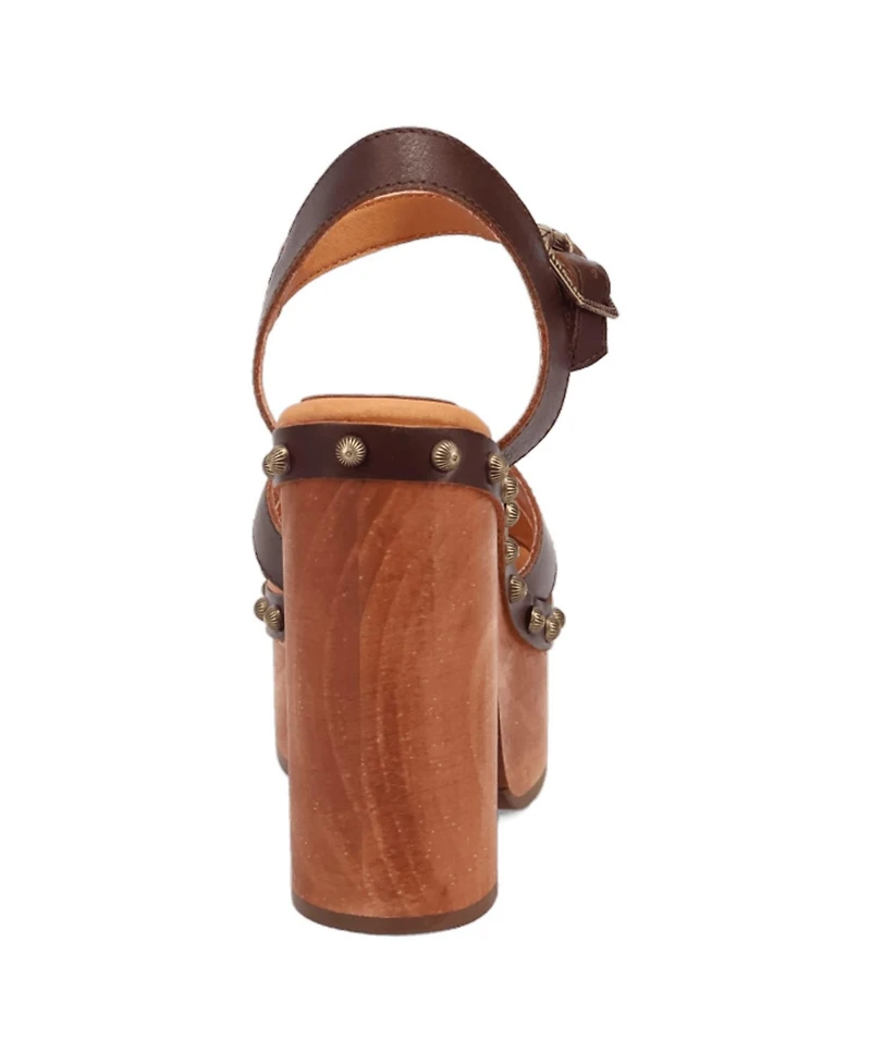 Dingo Women's Lotus Wooden Sandal